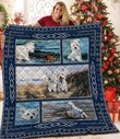 QUI2003 West Highland White Terrier 3 Quilt Blanket