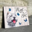 THD0109 West Highland White Terrier Matte Canvas