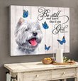 THD0109 West Highland White Terrier Matte Canvas
