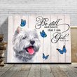 THD0109 West Highland White Terrier Matte Canvas
