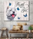 THD0109 West Highland White Terrier Matte Canvas