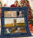 QUI2002 West Highland White Terrier 2 Quilt Blanket
