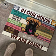 Boxer Dog We Are Family Doormat BIJ21092201