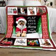 DDQ121105 Yorkshire Terrier Xmas Quilt Blanket