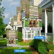 BIF2518 Yorkshire Terrier This Home Is Filled With Kisses Personalized Flag