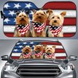 DIC5013-Yorkshire Terrier Car Sun shade