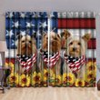 DIWD10005-Yorkshire Terrier WINDOW CURTAINS