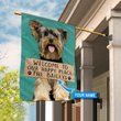 THF20072412 Yorkshire Terrier-Welcome to our happy place Personalized Flag
