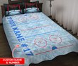 Gifts for Hockey players Quilt Bed Set Quilt Blanket DIQ21101201-DIE21111201