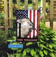 HUF3005 Sheep Personalized Flag