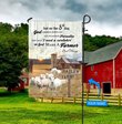 BIF20072307 Sheeps So God Made A Farmer Personalized Flag