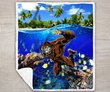 DIEBIGFOOT2307005-DIQBIGFOOT2307005 BIGFOOT DIVING Quilt Bed Set & Quilt Blanket