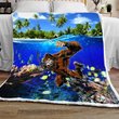 DIEBIGFOOT2307005-DIQBIGFOOT2307005 BIGFOOT DIVING Quilt Bed Set & Quilt Blanket