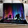 Unicorn Alien Bigfoot Into The Darkness Quilt Bed Set & Quilt Blanket BIE20080106-BIQ20080106