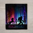 Unicorn Alien Bigfoot Into The Darkness Quilt Bed Set & Quilt Blanket BIE20080106-BIQ20080106
