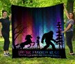 Unicorn Alien Bigfoot Into The Darkness Quilt Bed Set & Quilt Blanket BIE20080106-BIQ20080106