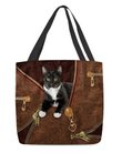 Tuxedo cat Tote Bag THTB21112960