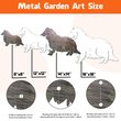 Rough Collie Metal Garden Art THMS22042956