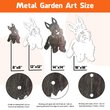 Scottish Terrier Metal Garden Art THMS22042957