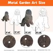 Labradoodle Metal Garden Art THMS22042953