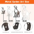 German Shorthaired Pointer Metal Garden Art THMS22050353