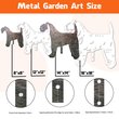 Kerry Blue Terrier Metal Garden Art THMS22050354
