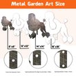 Poodle Metal Garden Art THMS22050355