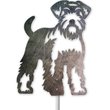 Schnauzer Metal Garden Art THMS22050357