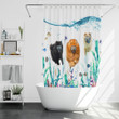 Pomeranian Shower Curtain M2 THSC22090686