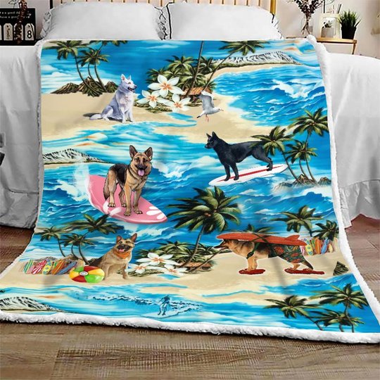German Shepherd Quilt Bet Sed & Quilt Blanket THE20073002-THQ20073002