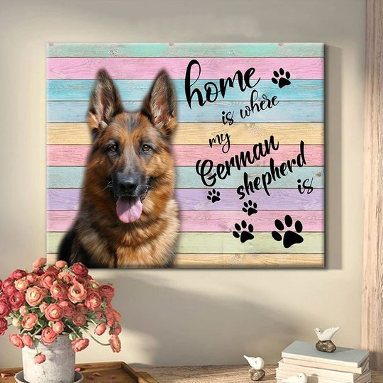 CHD0122 German Shepherd Matte Canvas