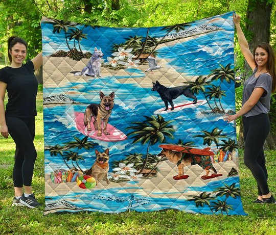 German Shepherd Quilt Bet Sed & Quilt Blanket THE20073002-THQ20073002