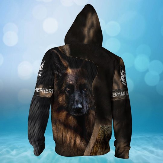 CHTD2005 German Shepherd Personalized 3D HOODIE