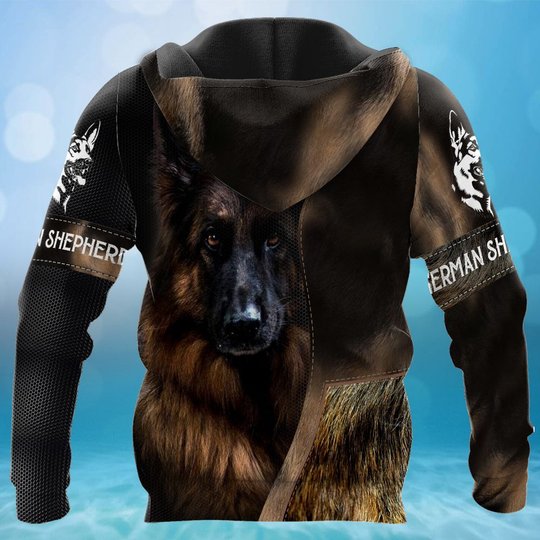 CHTD2005 German Shepherd Personalized 3D HOODIE