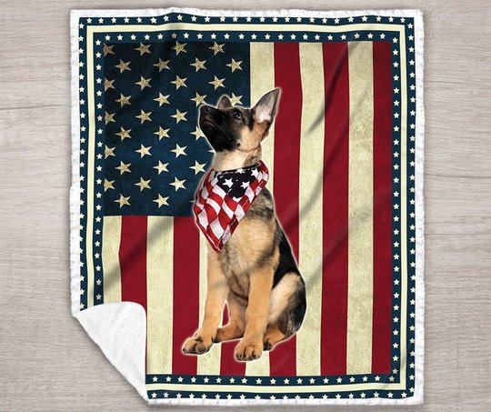 German Shepherd Quilt Bed Set & Quilt Blanket