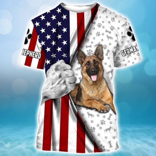 DITDOGF2003 German Shepherd 3D HOODIE
