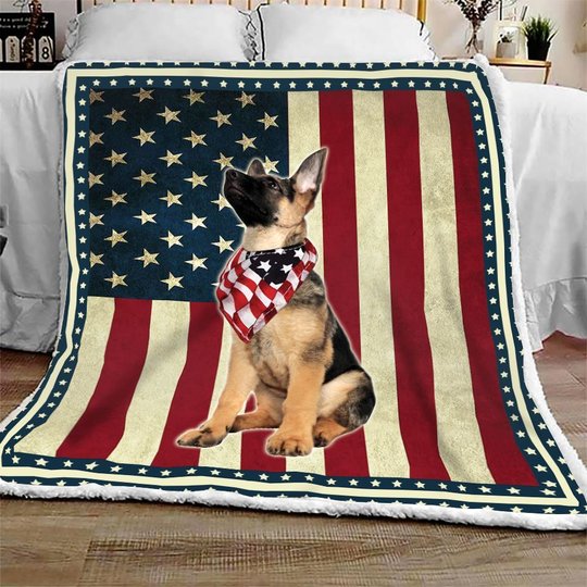 German Shepherd Quilt Bed Set & Quilt Blanket