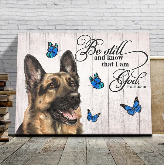 THD0114 German Shepherd Matte Canvas