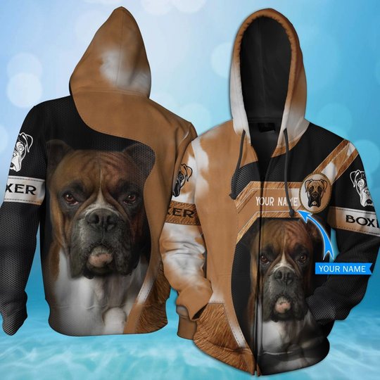 CHTD2001 Boxer Personalized 3D HOODIE