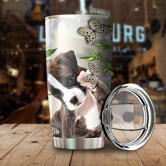 THU0105 Tumbler Boxer Flower