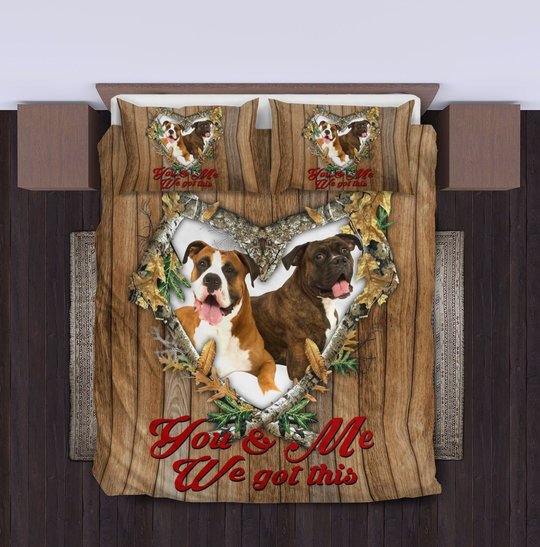 THBDOG1014 Boxer dog Bedding Set