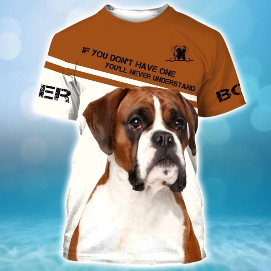 THDOG1003 Boxer 3D HOODIE
