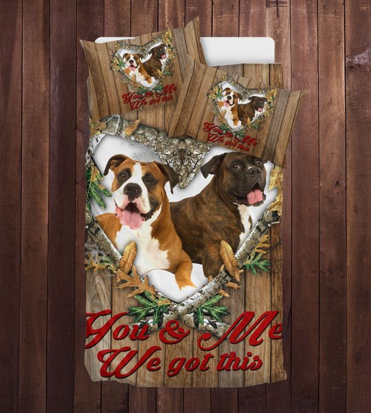 THBDOG1014 Boxer dog Bedding Set