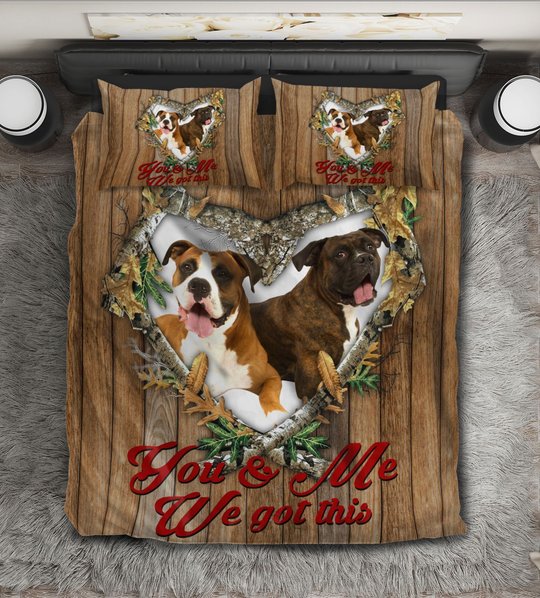 THBDOG1014 Boxer dog Bedding Set