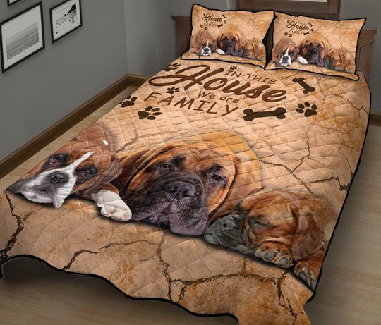 DIE6002-Boxer Quilt Bed Set