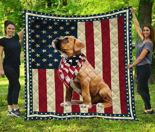 Boxer Quilt Bed Set & Quilt Blanket