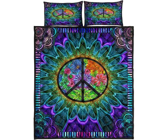 THE5070 Hippie Quilt Bed Set
