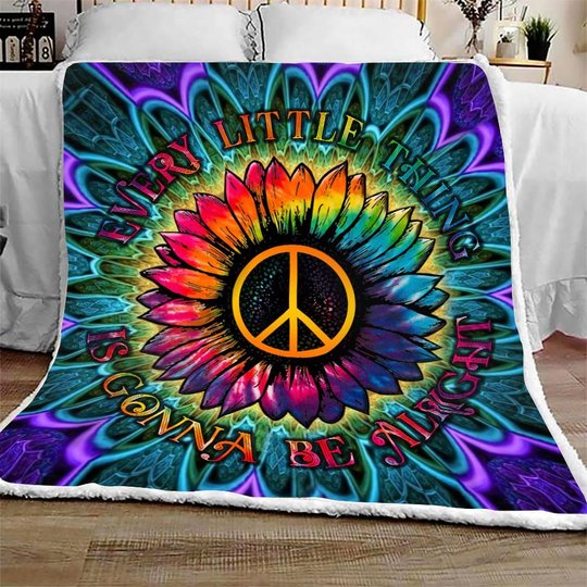 DIEH7002-Hippie -EVERY LITTLE THING Quilt Bed Set-Quilt Blanket