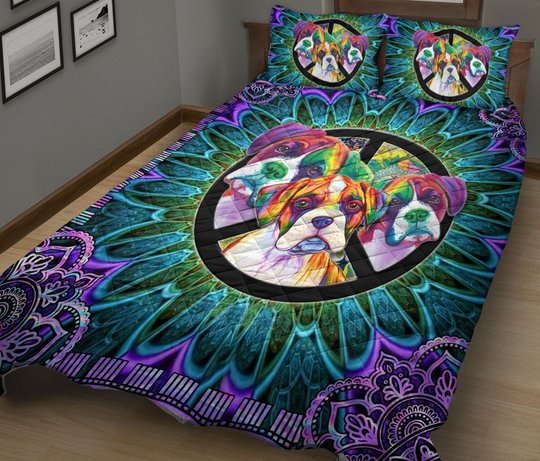 CHEH1001 Hippie Boxer Quilt Bed Set