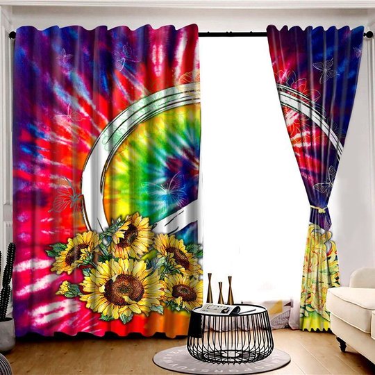 DIWA013-Hippie COLLOR WINDOW CURTAINS
